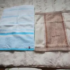 今治タオル フェイスタオルとオ―ガニックcottonゲストタオル 2枚新品のサムネイル