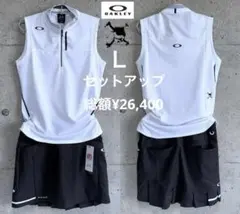 【新品】オークリー ゴルフ ノースリーブポロシャツ XS ハーフジップ 安田佑香 新品】オークリー ゴルフ ノースリーブポロシャツ XS ハーフジップ