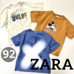 ZARA ザラ 半袖Tシャツ 2枚セット 2Y 92㎝ ミッキーのサムネイル