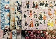 デザインペーパー50枚　まとめ売り①