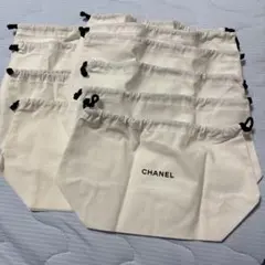 CHANEL 巾着ポーチ ホワイト 10セットのサムネイル