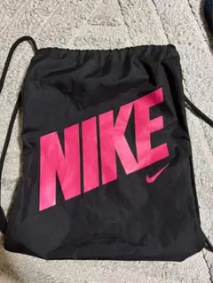 NIKE ドローストリングバッグ ブラック/ピンク