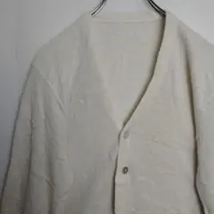 ニット セーター カーディガン アイボリー 無地