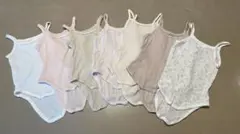 西松屋 キャミソールロンパース 80 7枚セット