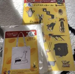 トムとジェリー クリアステッカー トートバッグ セット