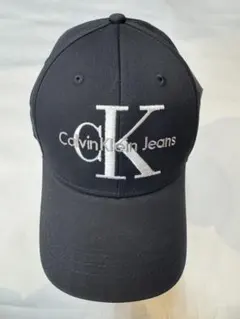G*B様 Calvin Klein Jeans Black色ロゴ刺繍キャップフリ