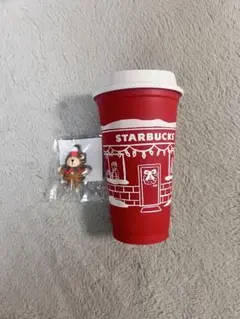 【新品未使用】スタバホリデー2025 リユーザブルカップ キャップベアリスタ