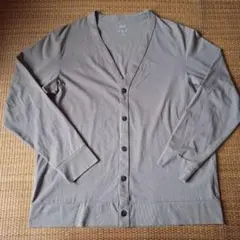 UNIQLO エアリズム カーディガン ベージュ XL