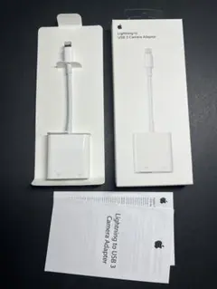 Apple純正 Lightning - USB 3カメラアダプター