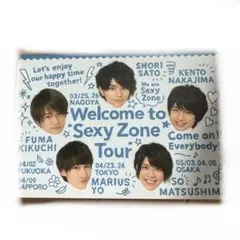 SexyZone Welcome to SexyZone Tour メモ帳のサムネイル