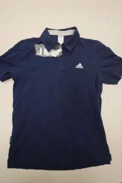 adidas ポロシャツ ネイビー 未使用　Oサイズのサムネイル