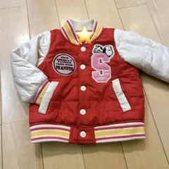 PEANUTS スヌーピー　スタジャン　80cm ジャンパー　アウター　赤