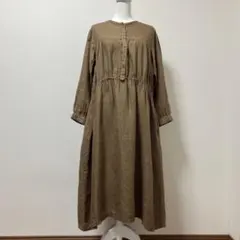 earth eco loco アースエコロコ　ワンピース　麻100% 春