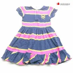 ラルフローレン Ralph Lauren ボーダー半袖ワンピース 6K キッズ