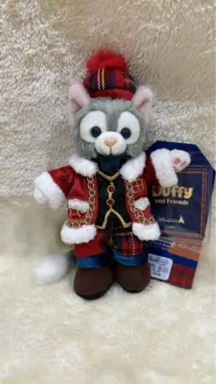 香港ディズニー　2024クリスマス　ジェラトーニ　ぬいぐるみキーチェーン