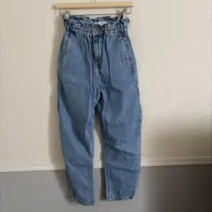 ZARA ハイウエスト デニムパンツ