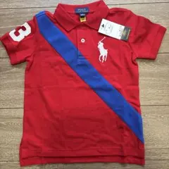 新品タグ付　Polo Ralph Lauren 赤いポロシャツ サイズ110cm