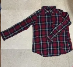 INGNI イング　長袖チェックシャツ　羽織り　赤　コットン　シンプル　普段着