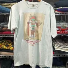 90sヴィンテージUSA古着 エスニック アメカジＴシャツ オートミール