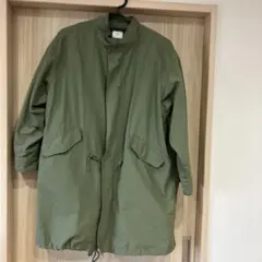 URBAN RESEARCH DOORS スタンドカラーモッズコート カーキ