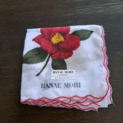 HANAE MORI ハンカチ 椿柄