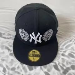 未使用 new era 59FIFTYキャップ クロムハーツ ヤンキース ニューエラ カスタムキャップ クロムハーツ ヤンキース 59fifty