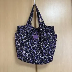 【美品】マークバイマークジェイコブス トートバッグ プリティナイロン 花柄 紫