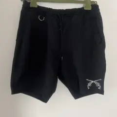 roarguns ロアーガンズ スワロフスキー クロスガン ハーフパンツ 黒 3のサムネイル