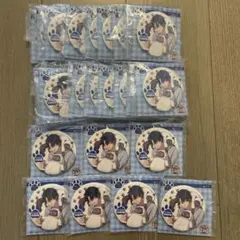 テニスの王子様　テニラビ　バレンタイン　菊丸英二　しかくい缶バッジ 17点 テニスの王子様 テニラビ バレンタイン 菊丸英二 しかくい缶バッジ 17