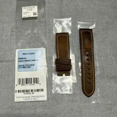 PANERAI ダークブラウン 純正 カーフレザー ストラップ パネライ 尾錠用のサムネイル
