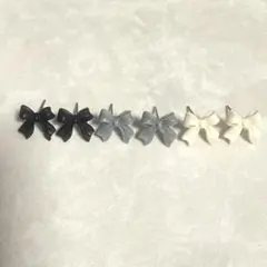 リボン　ピアス　３セット
