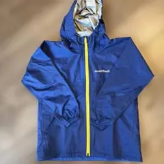 モンベル！美品！レインウェア　レイントレッカー　ブルー