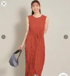 【NOEL様専用】美品　ITS’DEMO　プリーツマキシロングワンピース