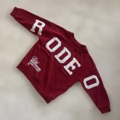 RODEO CROWNS バーガンディ トレーナー M
