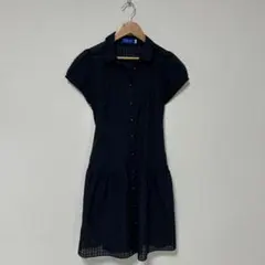 BLUE LABEL CRESTBRIDGE 半袖ミニワンピース 36