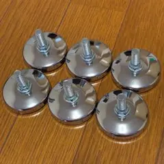 ルミナス 円形アジャスター P-AP 6個セット スチールラック用パーツ