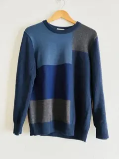 【美品】BEAUTY&YOUTH メンズ クルーネック ニット セーター　秋冬