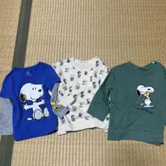 スヌーピー トレーナーセット 3点