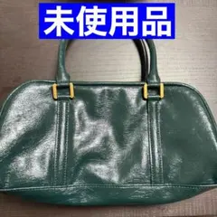 【未使用品】ZARA 深緑　ハンドバッグのサムネイル