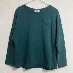 HEART MARKET ダークグリーン 厚手長袖トップス　フリーサイズ