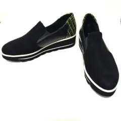 美品★オセアニカ 25.0cm ウェーブソール サイドゴア靴 ヒルズアヴェニュー