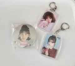 TWICE MOMO モモ キーホルダー 缶バッジ 3点セット