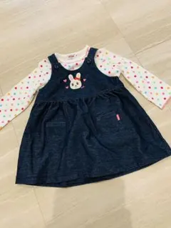 ミキハウス ワンピース ジャンパースカート