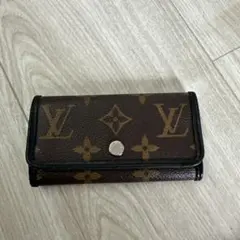 Louis Vuitton ブラウン レザー キーケース