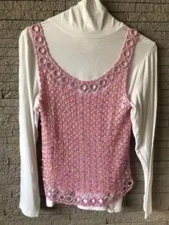 新品！手編みベスト