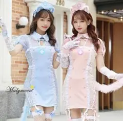 Malymoon猫ナース服 コスプレ ピンクのサムネイル