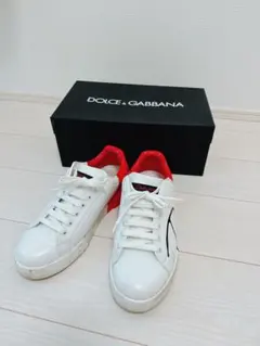 DOLCE & GABBANA スニーカー ホワイト レッドのサムネイル