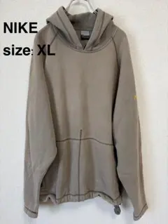 NIKE パーカー ベージュ XLサイズ　薄手のサムネイル