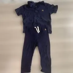 GAP 2歳用 ネイビー ポロシャツとパンツセット