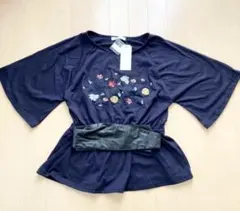chocol raffine robe 2SETベルト 刺繍カットプルオーバーのサムネイル